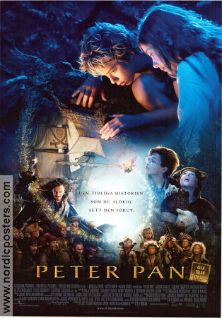 Peter Pan 2003 poster Jeremy Sumpter Jason Isaacs Olivia Williams PJ Hogan