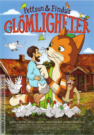 Pettson och Findus Glömligheter 2009 poster Per Pallesen Jörgen Lerdam Animerat