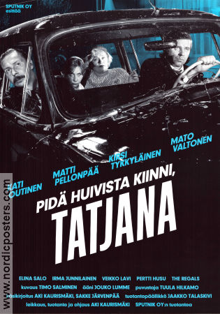 Pidä huivista kiinni Tatjana 1994 poster Kati Outinen Matti Pellonpää Kirsi Tykkyläinen Aki Kaurismäki Finland Affischen från: Finland