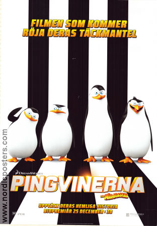Pingvinerna 2014 poster Tom McGrath Eric Darnell Animerat