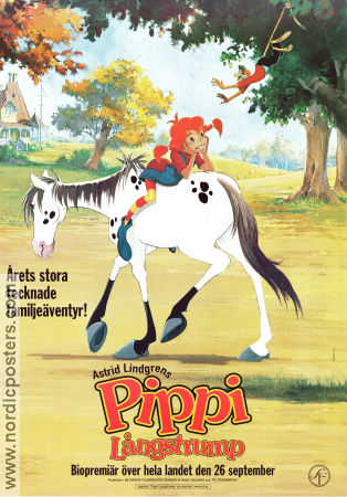Pippi Långstrump 1997 poster Catherine O´Hara Michael Schaack Text: Astrid Lindgren Hitta mer: Pippi Långstrump Animerat Från TV