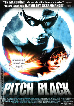 Pitch Black 2000 poster Radha Mitchell Cole Hauser Vin Diesel David Twohy