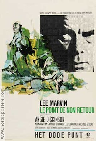 Point Blank 1968 poster Lee Marvin Angie Dickinson Keenan Wynn John Boorman