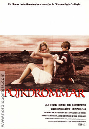 Pojkdrömmar 1993 poster Steinthor Matthiasson Alda Sigurdardottir Helgi Skulason Hrafn Gunnlaugsson Island