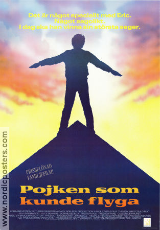 Pojken som kunde flyga 1986 poster Lucy Deakins Jay Underwood Bonnie Bedelia Nick Castle