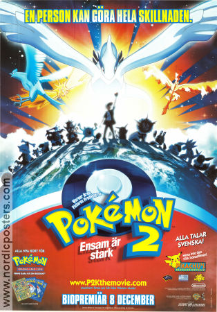 Pokémon 2 1999 poster Veronica Taylor Kunihiko Yuyama Animerat
