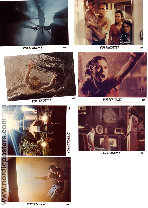 Poltergeist 1982 lobbykort JoBeth Williams Heather O´Rourke Craig T Nelson Tobe Hooper