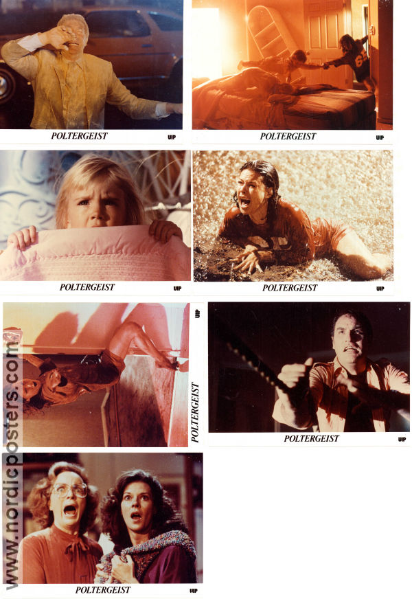 Poltergeist 1982 lobbykort JoBeth Williams Heather O´Rourke Craig T Nelson Tobe Hooper