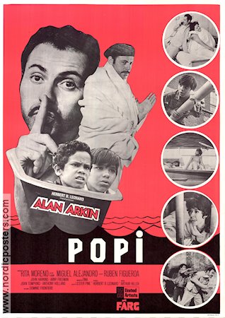 Popi 1969 poster Alan Arkin Rita Moreno Arthur Hiller