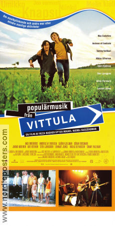 Populärmusik från Vittula 2004 poster Max Endefors Lennart Jähkel Reza Bagher Text: Mikael Niemi Instrument