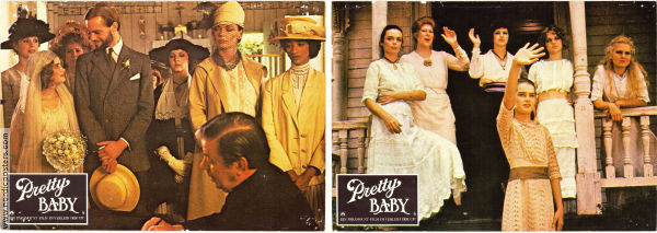 Pretty Baby 1978 lobbykort Brooke Shields Keith Carradine Louis Malle