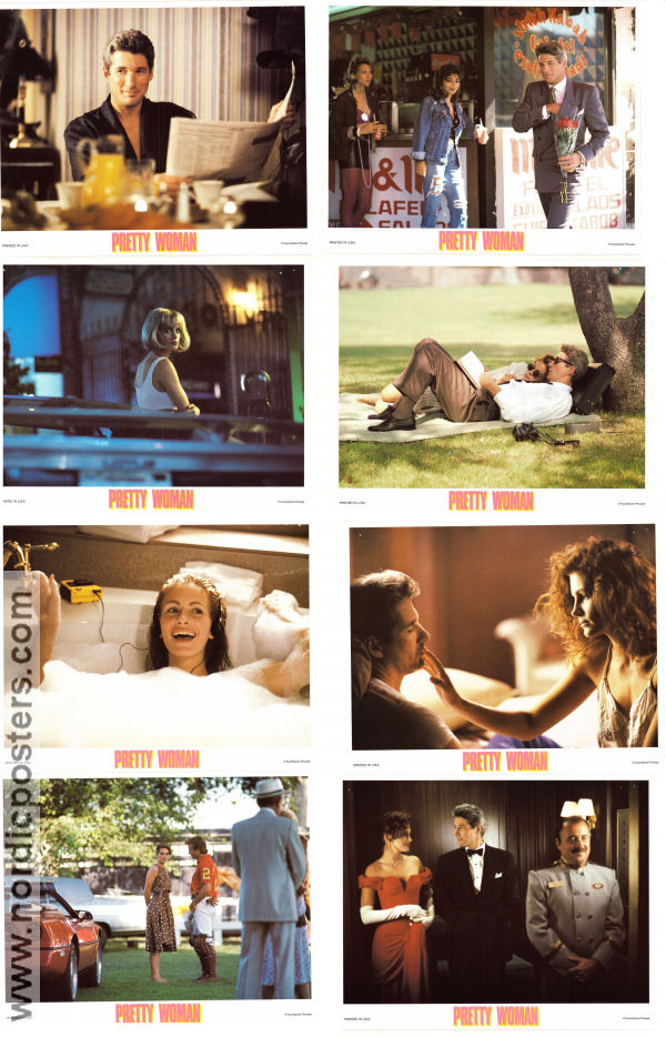 Pretty Woman 1990 lobbykort Richard Gere Julia Roberts Jason Alexander Garry Marshall Romantik