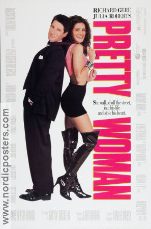 Pretty Woman 1990 poster Richard Gere Julia Roberts Garry Marshall Romantik