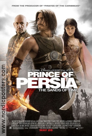 Prince of Persia 2010 poster Jake Gyllenhaal Gemma Arterton Ben Kingsley Mike Newell Svärd och sandal