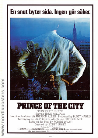 Prince of the City 1981 poster Treat Williams Jerry Orbach Richard Foronjy Sidney Lumet Poliser