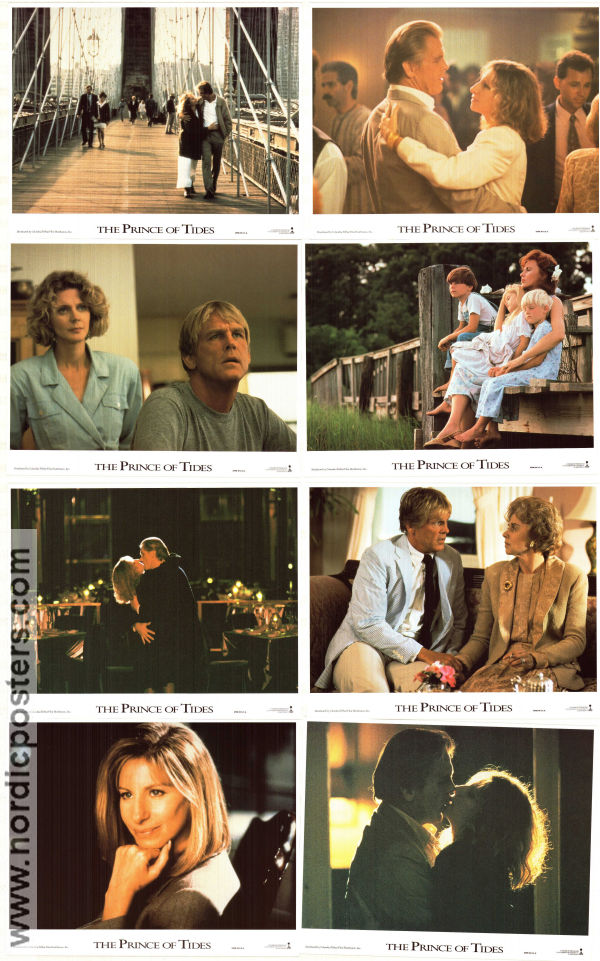 The Prince of Tides 1991 lobbykort Nick Nolte Blythe Danner Kate Nelligan Barbra Streisand