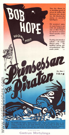 Prinsessan och piraten 1944 poster Bob Hope Virginia Mayo Walter Brennan David Butler