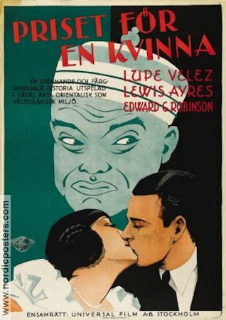 Priset för en kvinna 1930 poster Lupe Velez Lew Ayres Asien