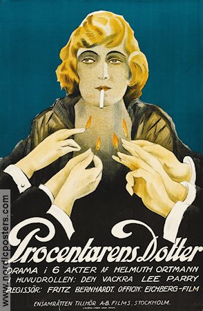 Procentarens dotter 1922 poster Lee Parry Fritz Bernhardt