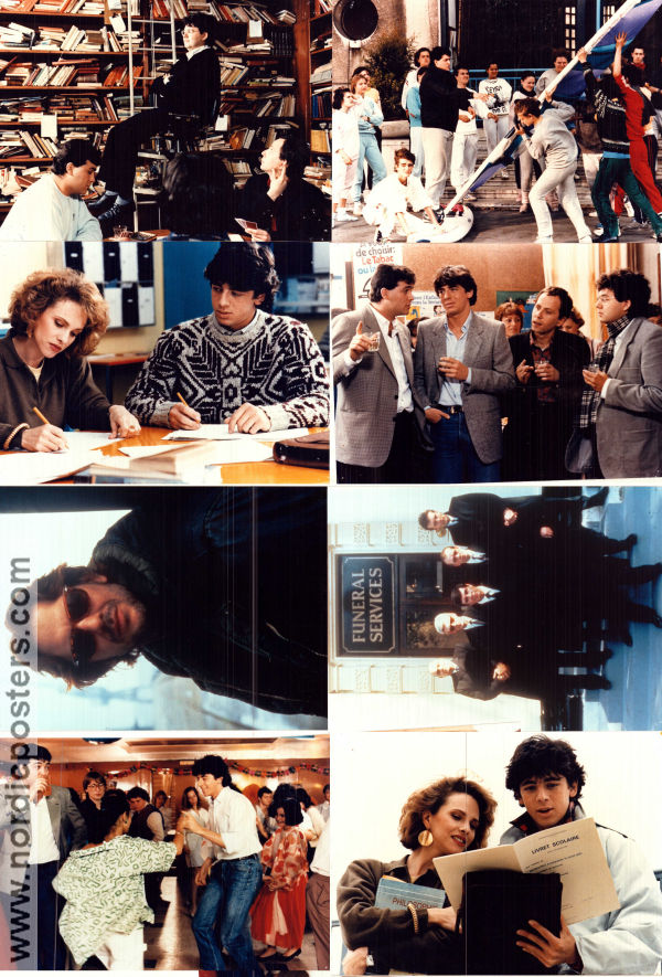 P.R.O.F.S. 1985 lobbykort Patrick Bruel Fabrice Luchini Christophe Bourseiller Patrick Schulmann Skola