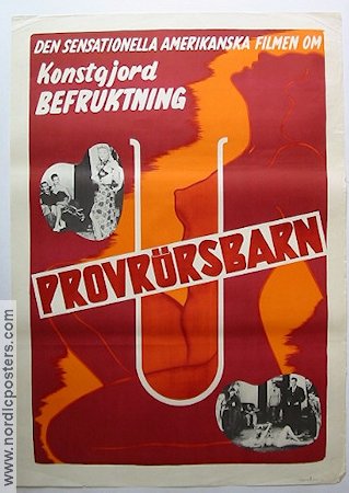 Provrörsbarn 1950 poster Merle Connell Dokumentärer Medicin och sjukhus