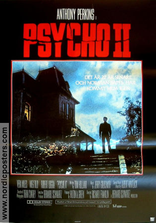 Psycho 2 1983 poster Anthony Perkins Meg Tilly Vera Miles Richard Franklin