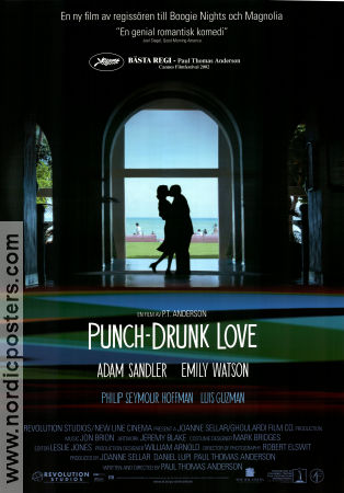 Punch-Drunk Love 2002 poster Adam Sandler Emily Watson Philip Seymour Hoffman Paul Thomas Anderson