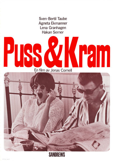 Filmaffisch Puss och Kram 1967 Sven-Bertil Taube