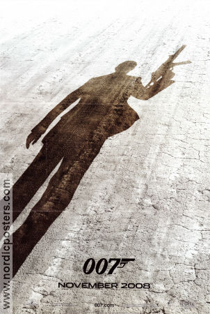 Quantum of Solace 2008 poster Daniel Craig Olga Kurylenko Mathieu Amalric Marc Forster