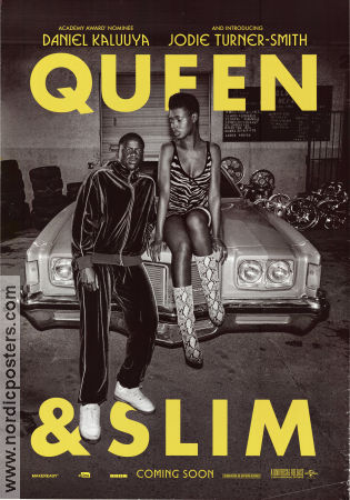 Queen and Slim 2019 poster Daniel Kaluuya Jodie Turner-Smith Bokeem Woodbine Melina Matsoukas