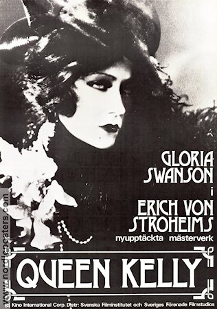 Queen Kelly 1929 poster Gloria Swanson Erich von Stroheim Hitta mer: Silent movie