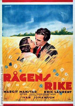 Rågens rike 1929 poster Margit Manstad Eric Laurent