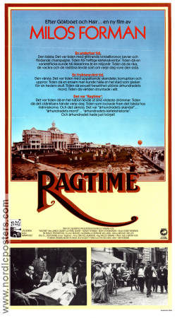 Ragtime 1982 poster James Cagney Elizabeth McGovern Howard E Rollins Jr Milos Forman