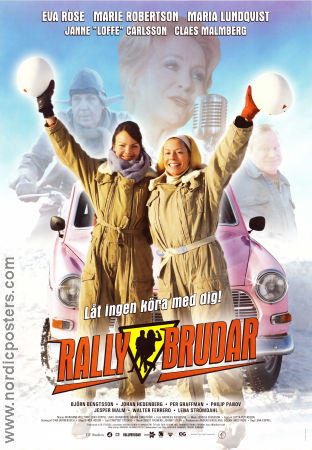 Rallybrudar 2008 poster Eva Röse Lena Koppel
