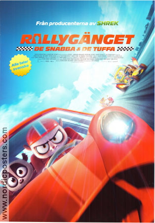 Rallygänget de snabba och de tuffa 2023 poster Jimmy O Yang Ross Venokur Animerat Bilar och racing