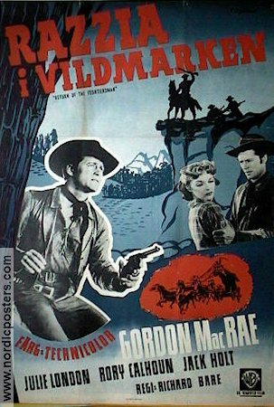 Razzia i vildmarken 1951 poster Gordon MacRae