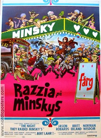Razzia på Minskys 1968 poster Jason Robards Britt Ekland