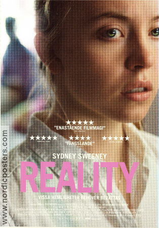 Reality 2023 poster Sydney Sweeney Josh Hamilton Marchant Davis Tina Satter