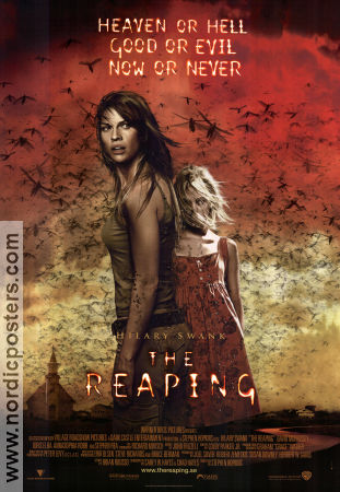 The Reaping 2007 poster Hilary Swank David Morrissey AnnaSophia Robb Stephen Hopkins