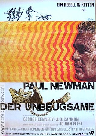 Rebell i bojor 1967 poster Paul Newman