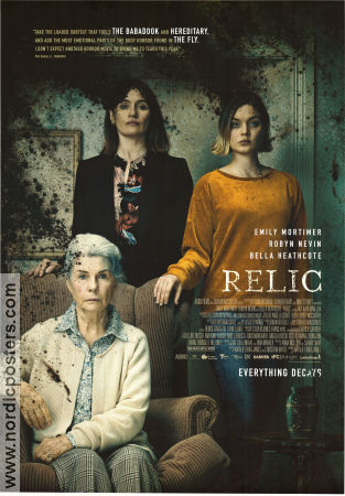 Relic 2020 poster Robyn Nevin Emily Mortimer Bella Heathcote Natalie Erika James