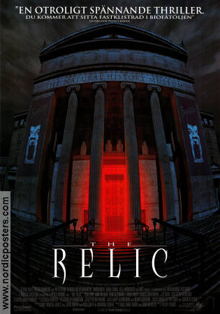 The Relic 1997 poster Penelope Ann Miller Tom Sizemore Linda Hunt Peter Hyams