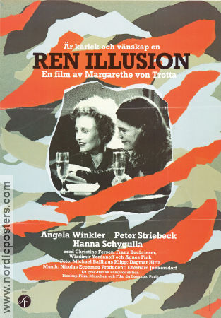 Ren illusion 1983 poster Hanna Schygulla Margarethe von Trotta