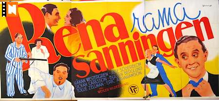 Rena rama sanningen 1939 poster Åke Söderblom Håkan Westergren Sickan Carlsson