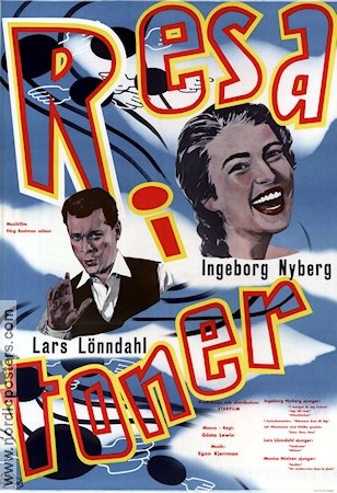 Resa i toner 1959 poster Ingeborg Nyberg Lars Lönndahl
