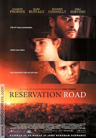 Reservation Road 2007 poster Joaquin Phoenix Jennifer Connelly Mark Ruffalo Terry George