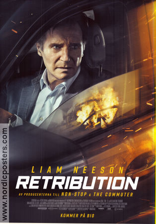 Retribution 2023 poster Liam Neeson Noma Dumezweni Lilly Aspell Nimrod Antal