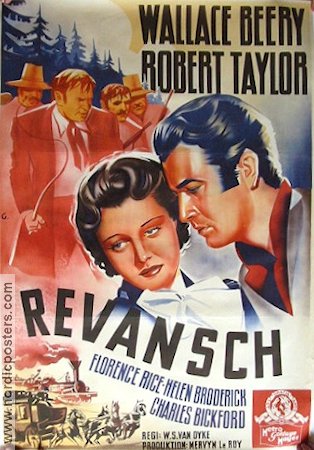 Revansch 1939 poster Wallace Beery Robert Taylor