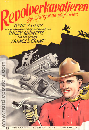 Revolverkavaljeren 1936 poster Gene Autry Joseph Kane