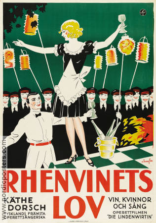 Rhenvinets lov 1930 poster Käthe Dorsch